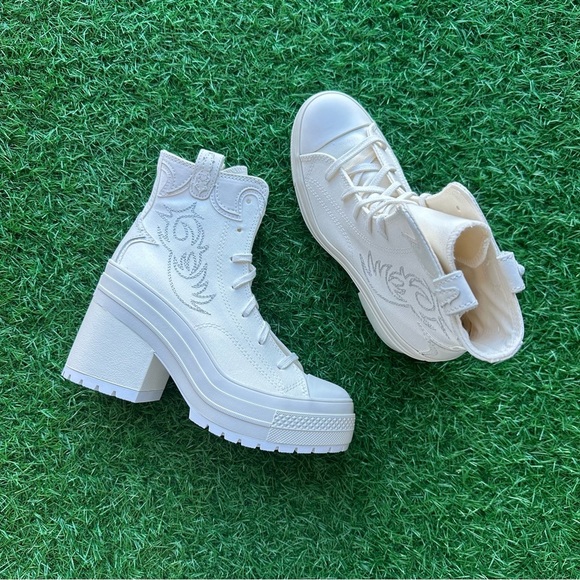 Unavailable 🎁Converse Chuck 70 De Luxe Heel Hi Vintage White - Picture 10 of 10